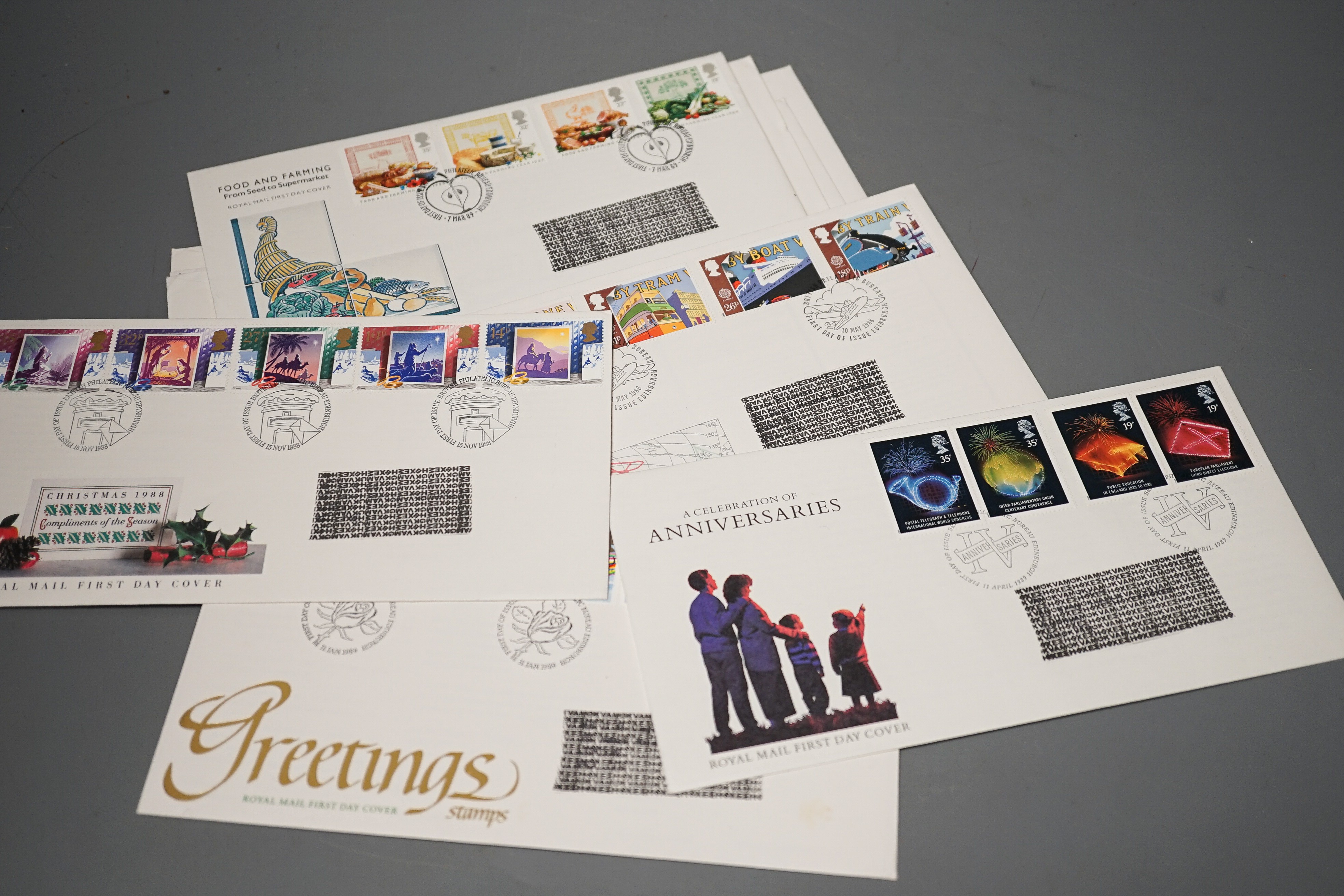 A collection of first day covers